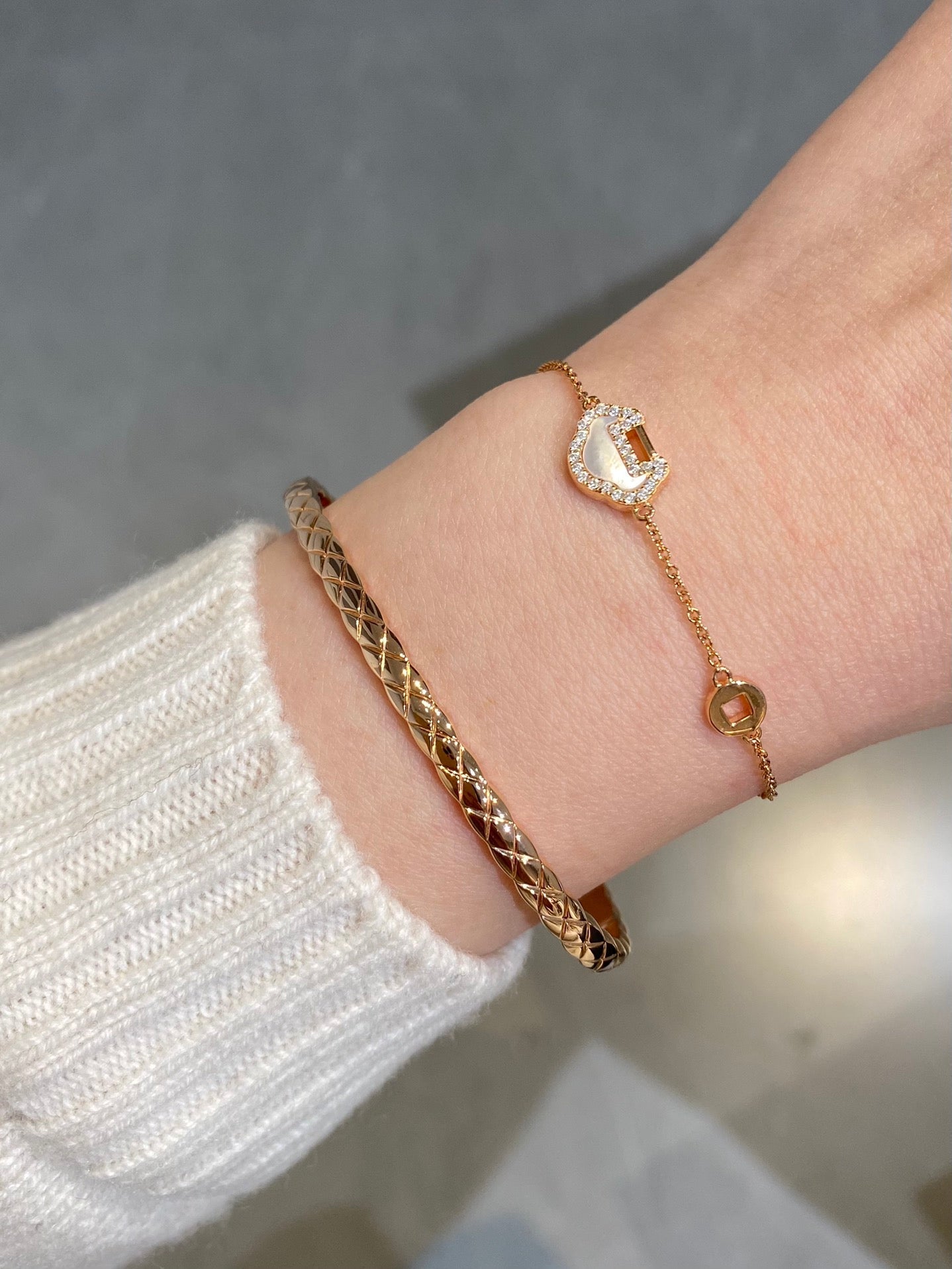 Chanel Crush Bracelet Open Cuff 2 Diamond