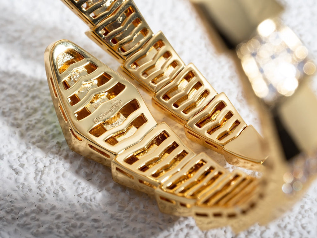 BVLGARI SERPENTI BRACELET GOLD DIAMOND