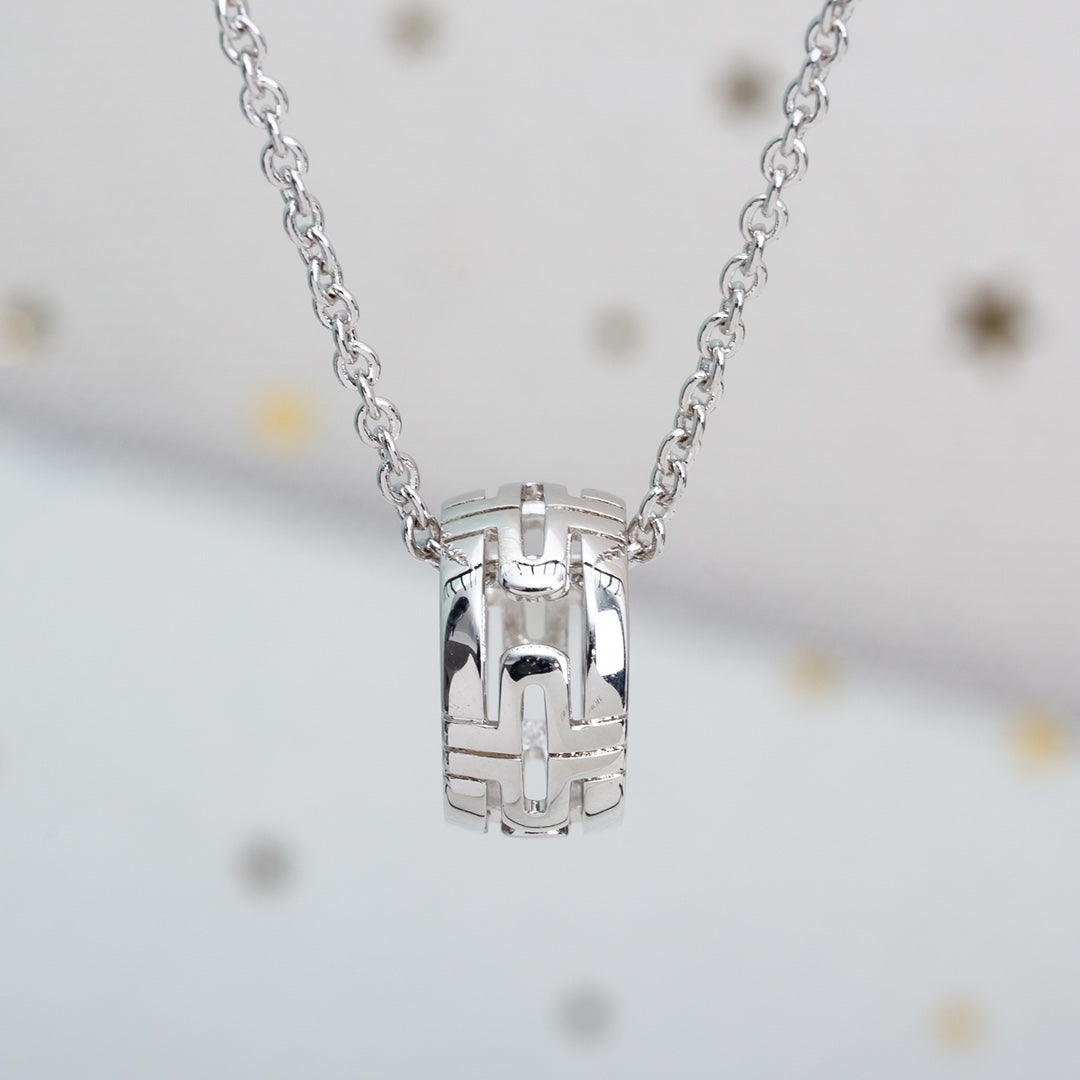 BVLGARI PARENTESI NECKLACE SILVER