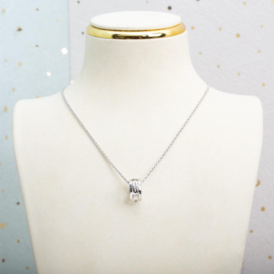 BVLGARI PARENTESI NECKLACE SILVER