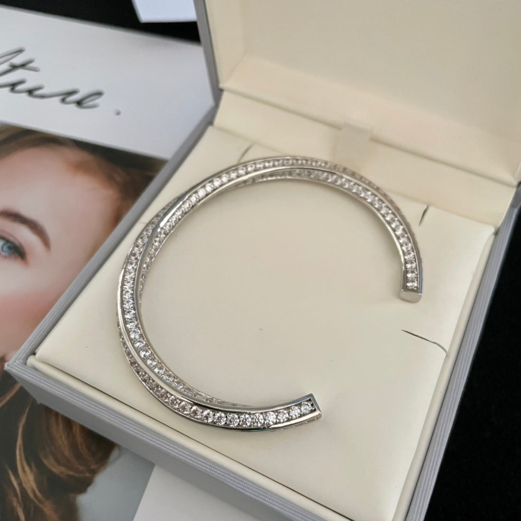 CHOPARD EDWIGE TWISTED DIAMOND BRACELET
