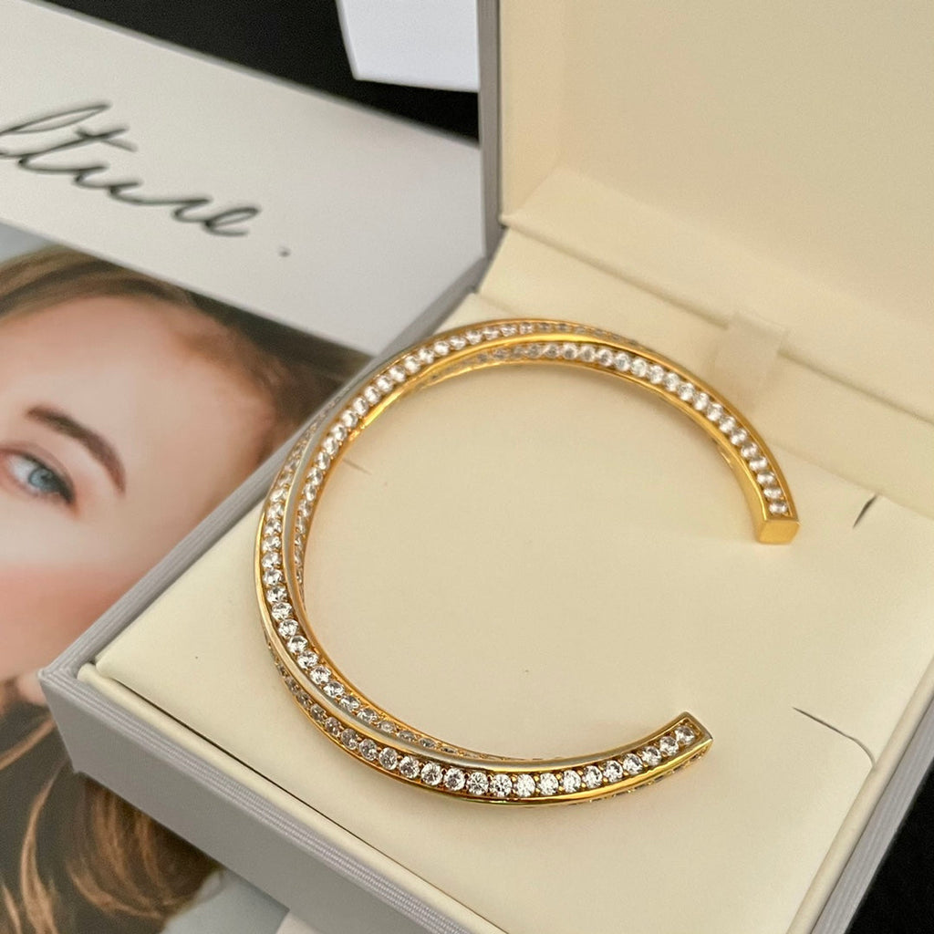 CHOPARD EDWIGE TWISTED DIAMOND BRACELET