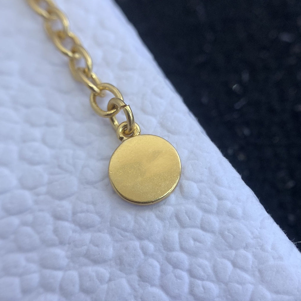 DIOR CD PEDANT MOP STAR GOLD NECKLACE