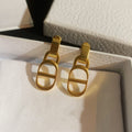 DIOR CD EARRINGS GOLD