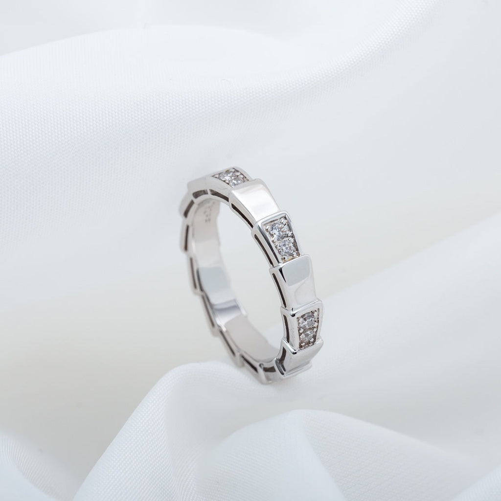 BVLGARI SERPENTI RING SILVER 3MM