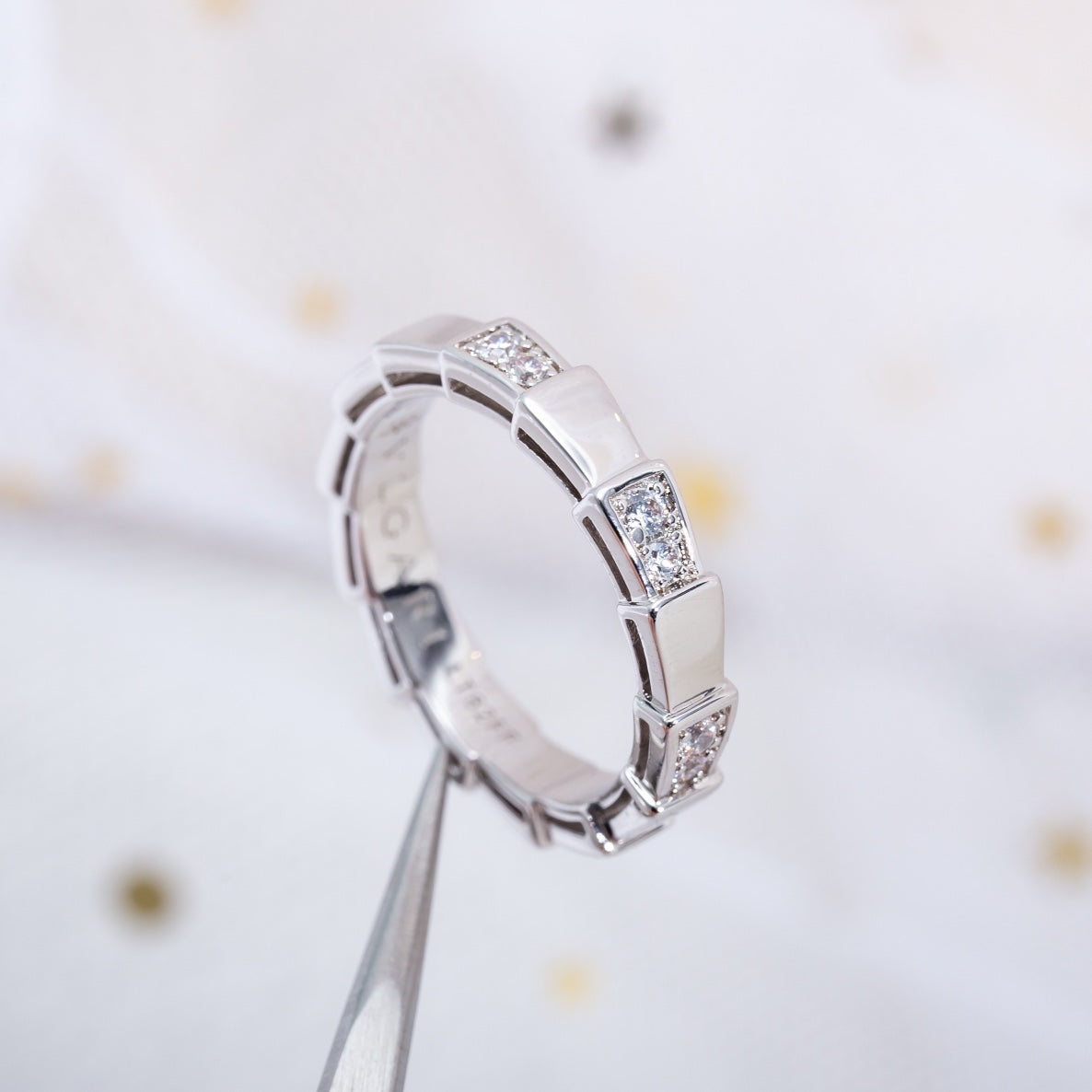 BVLGARI SERPENTI RING SILVER 3MM