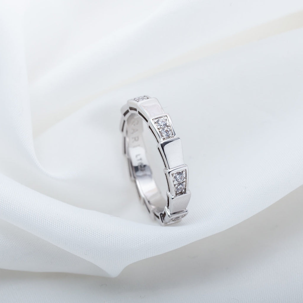 BVLGARI SERPENTI RING SILVER 3MM
