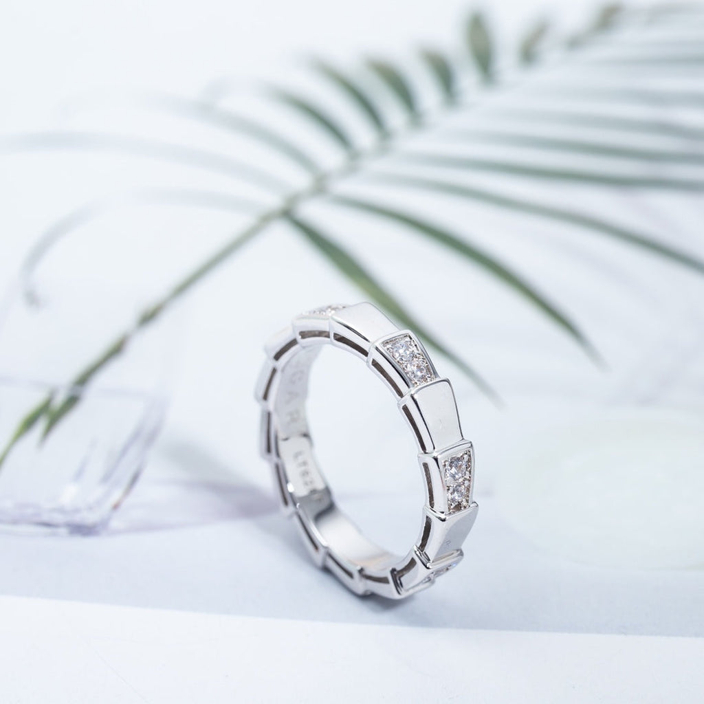 BVLGARI SERPENTI RING SILVER 3MM