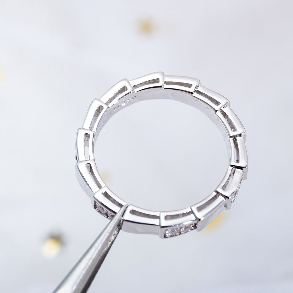 BVLGARI SERPENTI RING SILVER 3MM