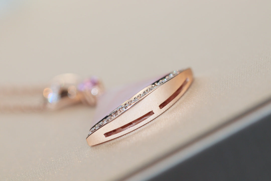 BVLGARI DREAM NECKLACE PINK MOP DIAMOND