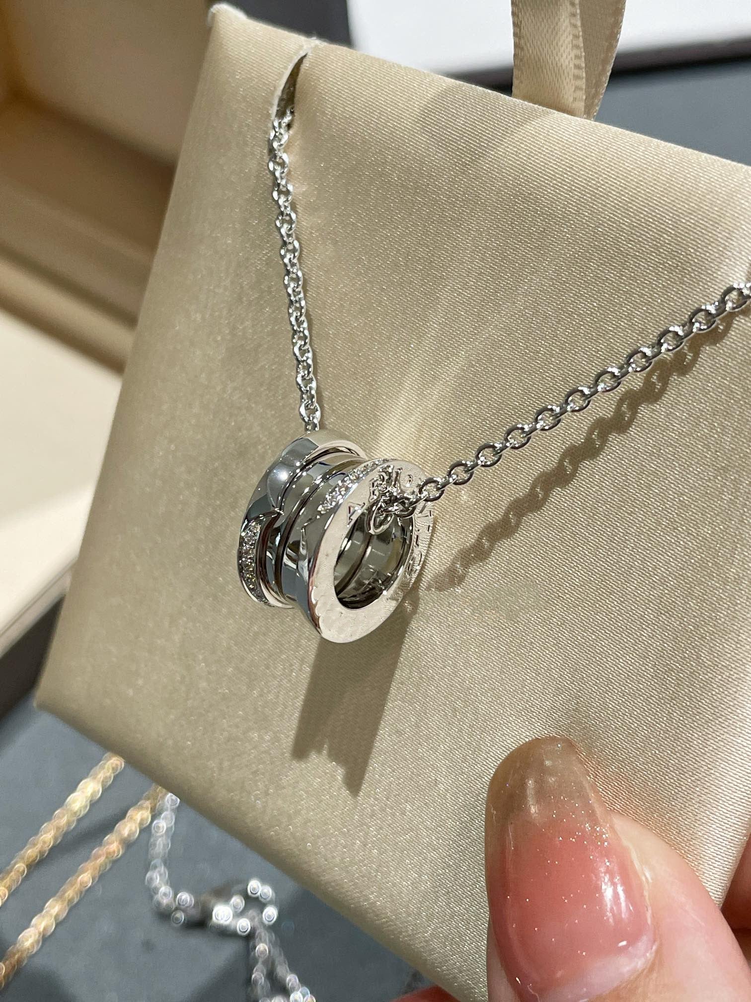 BVLGARI ZERO 1 NECKLACE DIAMOND