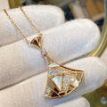 BVLGARI DREAM MOP DIAMOND GOLD NECKLACE