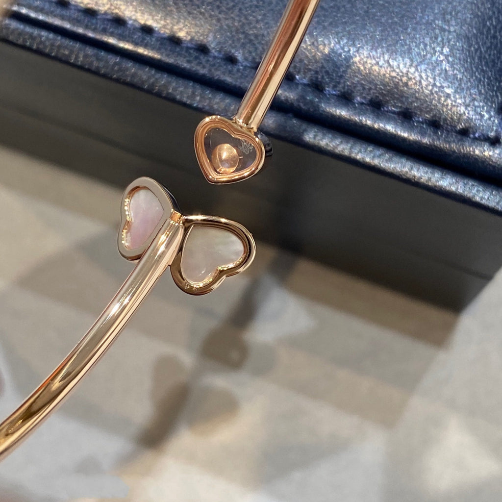 CHOPARD HAPPY HEART MOP PINK GOLD