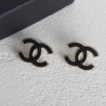 Chanel Double C Stud Earring