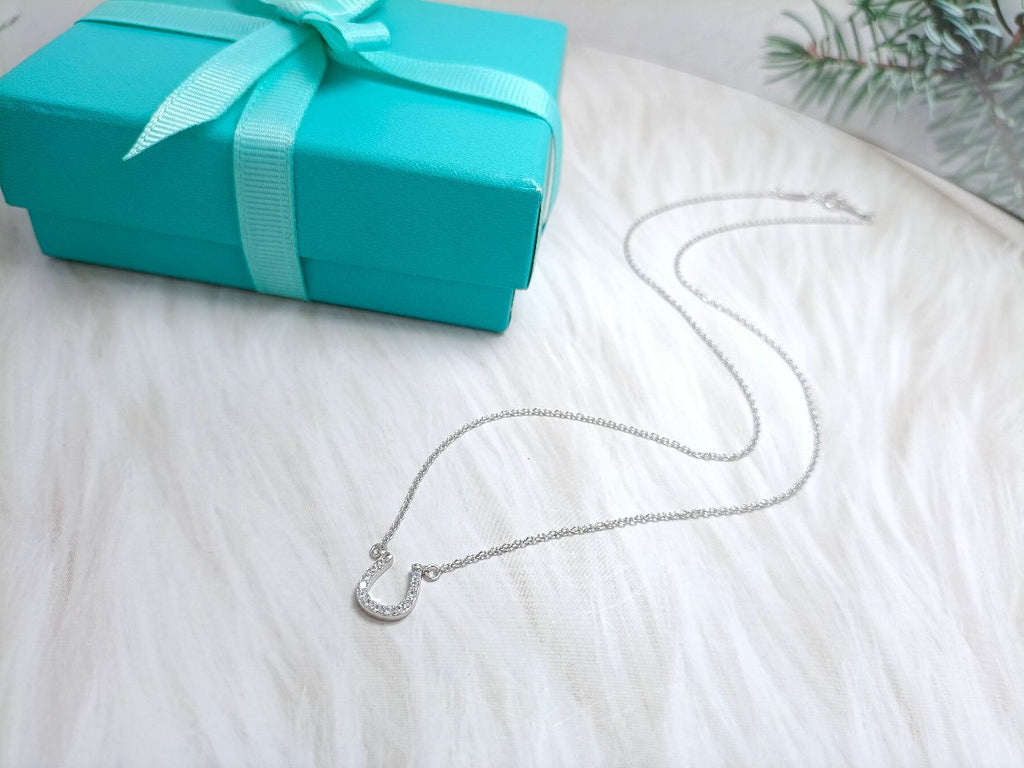TIFFANY U DIAMONDS PEDANT NECKLACE