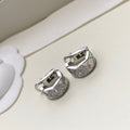Chanel Crush Diamond Silver Earrings