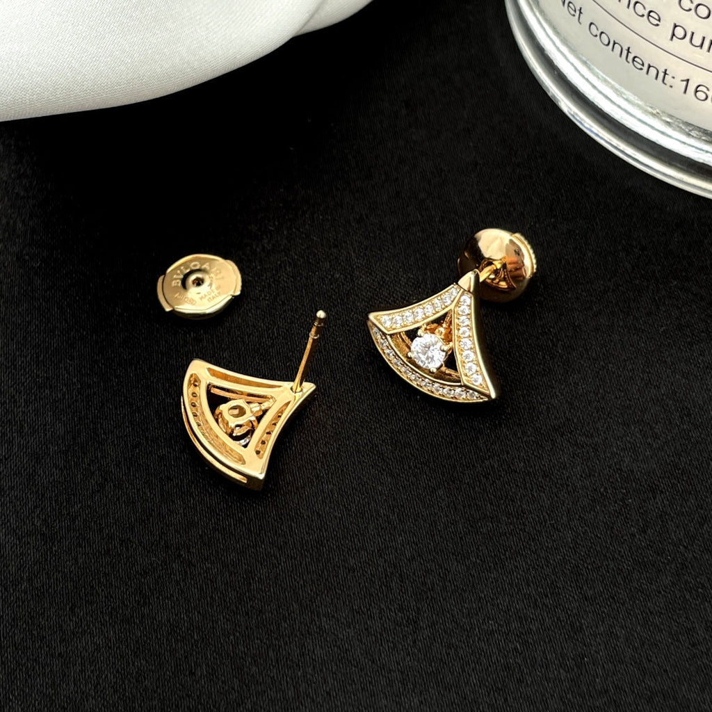 BVLGARI DREAM MINI DIAMOND STUD EARRINGS