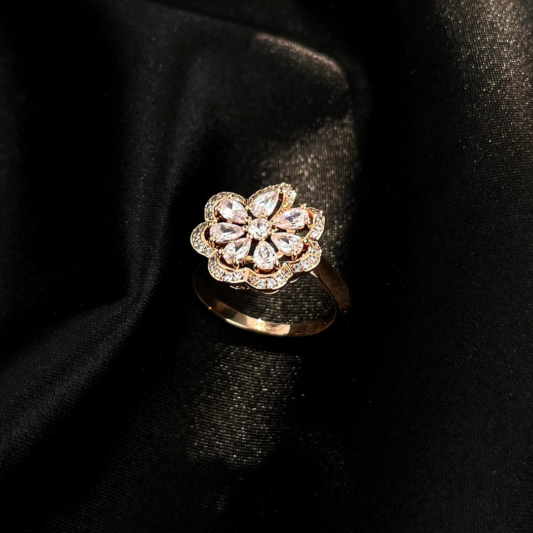 CHOPARD PRECIOUS PINK GOLD DIAMOND RING