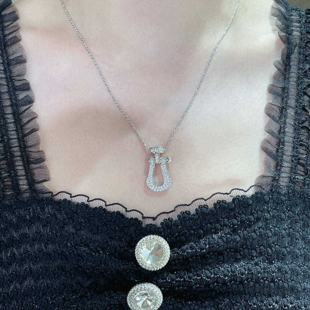 DIOR FORCE 10 LARGE MODEL DIAMOND NECKALCE