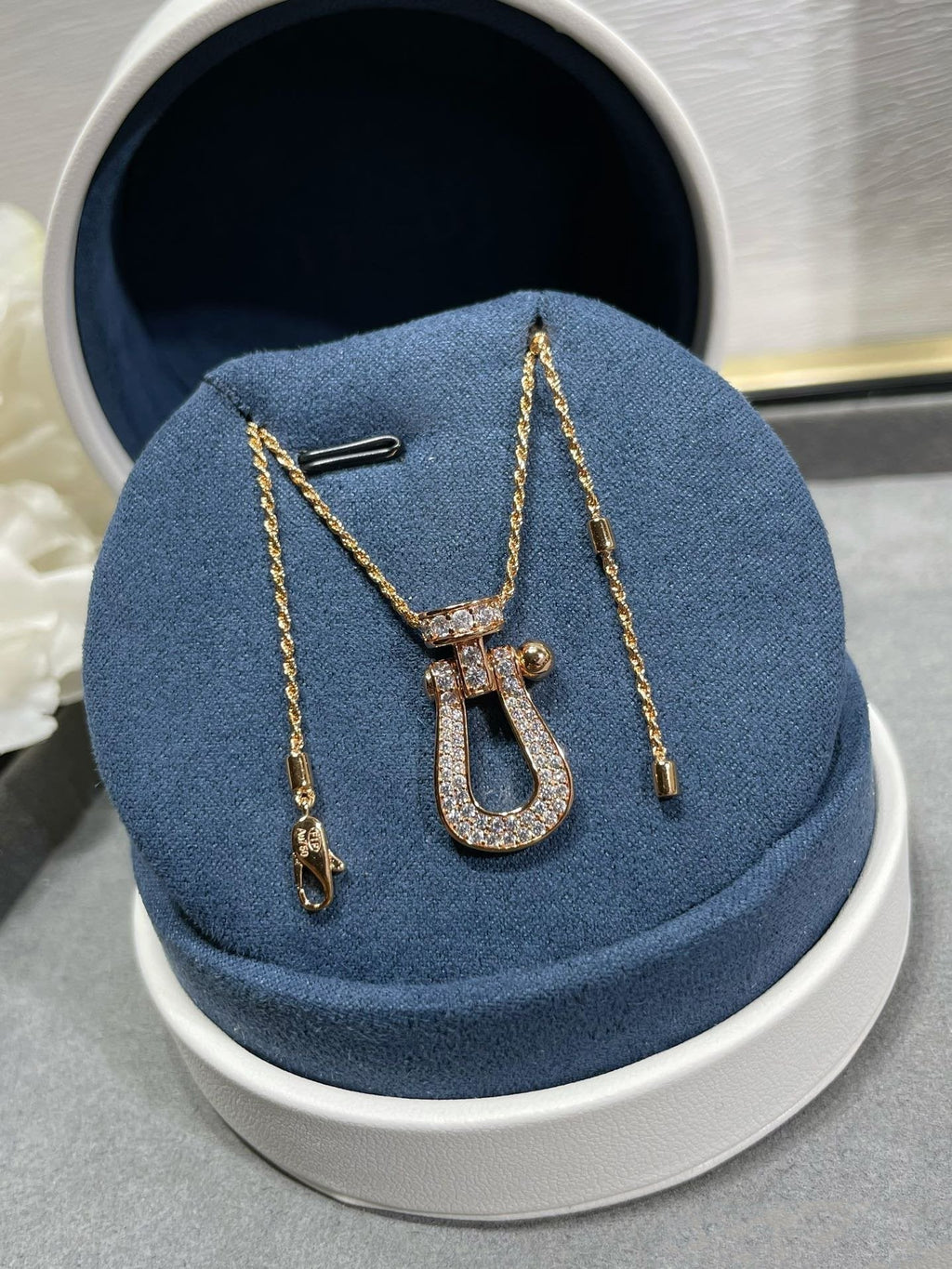 DIOR FORCE 10 LARGE MODEL DIAMOND NECKALCE