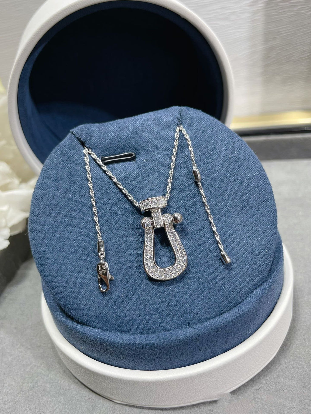 DIOR FORCE 10 LARGE MODEL DIAMOND NECKALCE