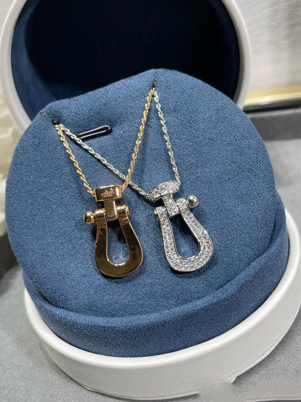 DIOR FORCE 10 LARGE MODEL DIAMOND NECKALCE
