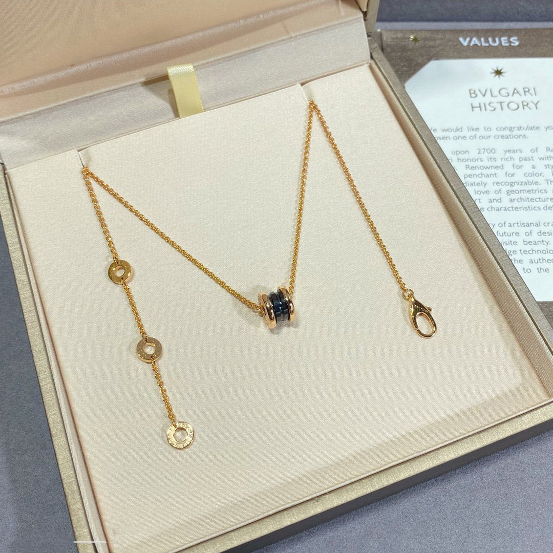 BVLGARI ZERO 1 CERAMIC MINI NECKLACE