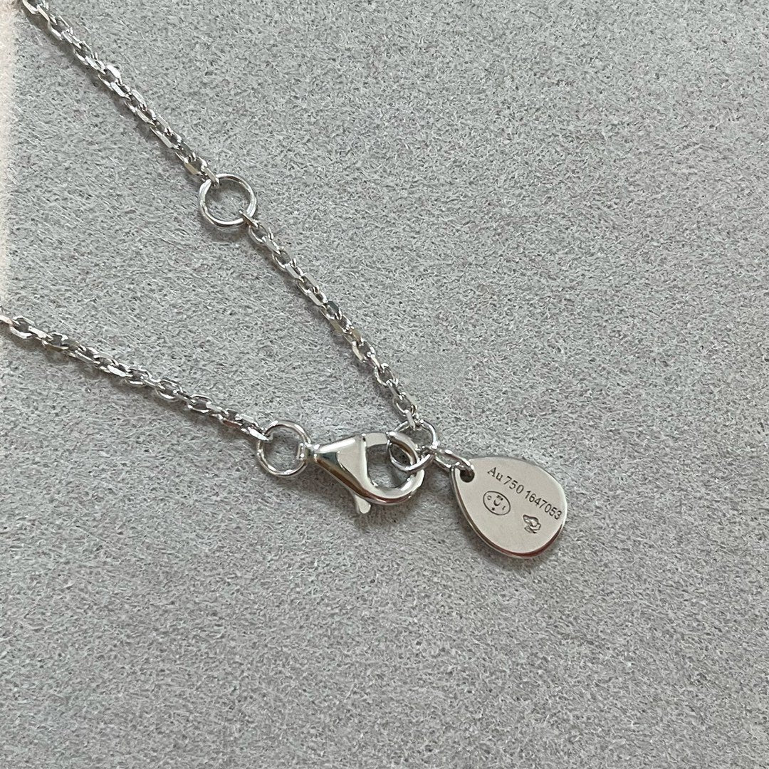 CHAUMET JOSEPHINE AGRETTE SILVER NECKLACE