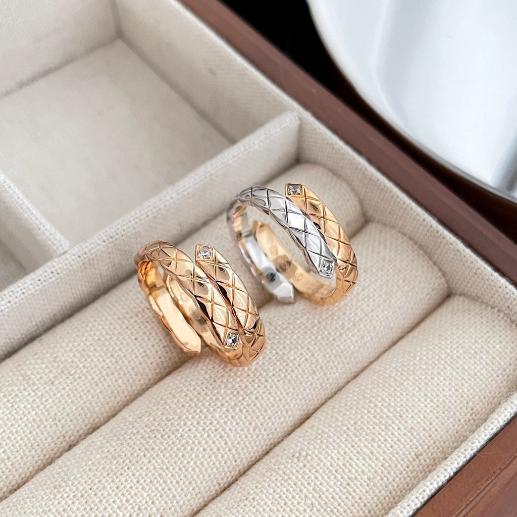 Chanel Crush Toi Et Moi Ring Pink Gold