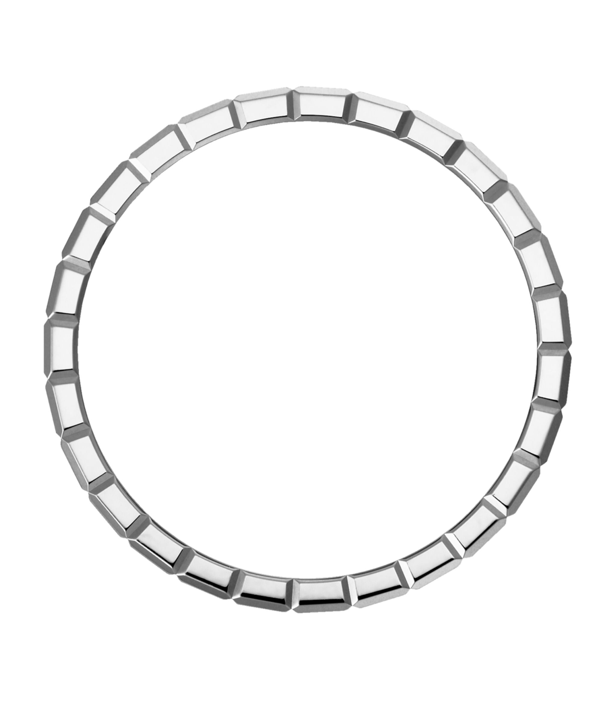 CHOPARD ICE CUBA RING SILVER