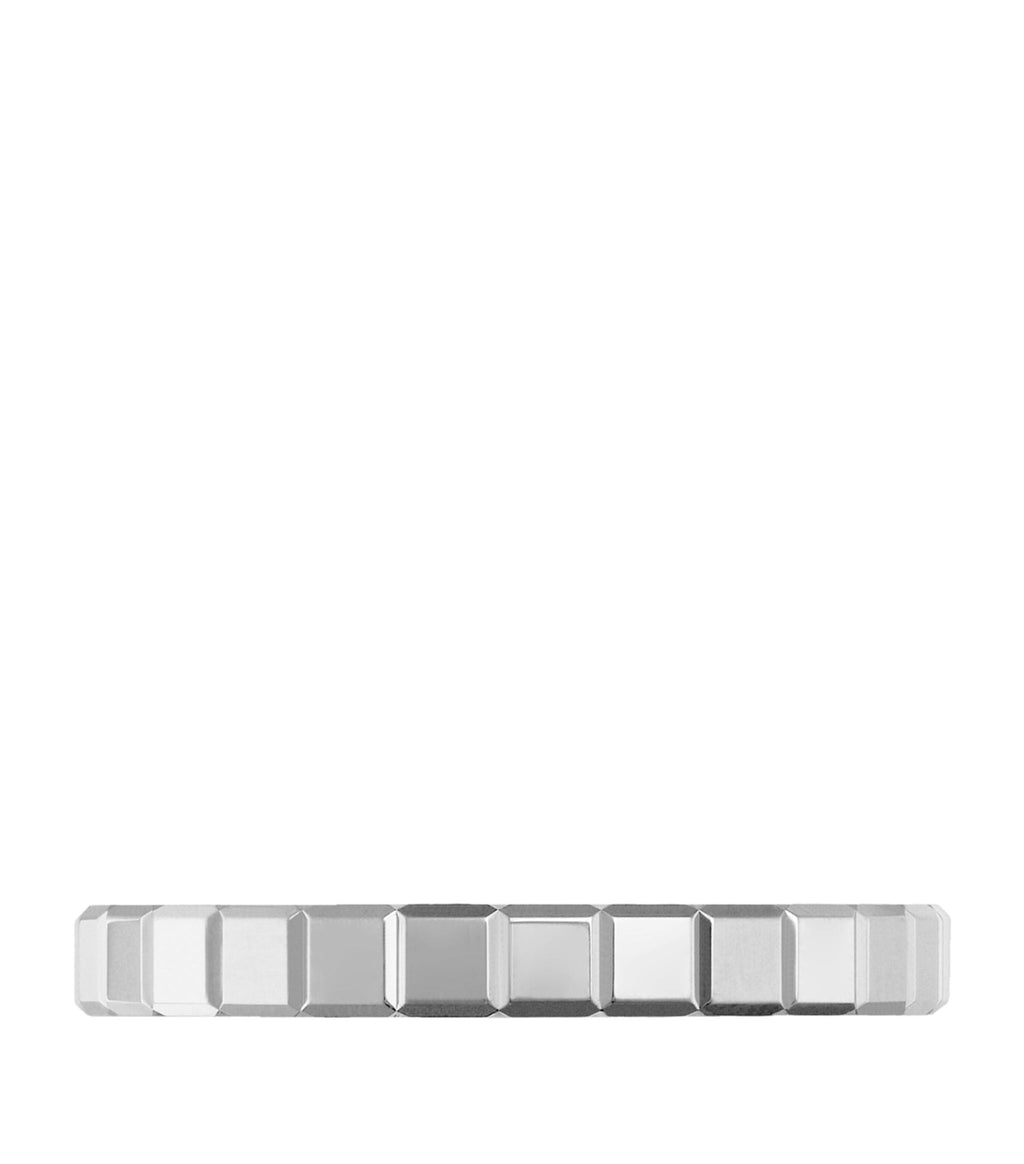 CHOPARD ICE CUBA RING SILVER