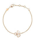 CHOPARD HAPPY HEART MOP BRACELET PINK GOLD DIAMOND