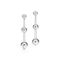 TIFFANY TRIPLE DROP SILVER EARRINGS