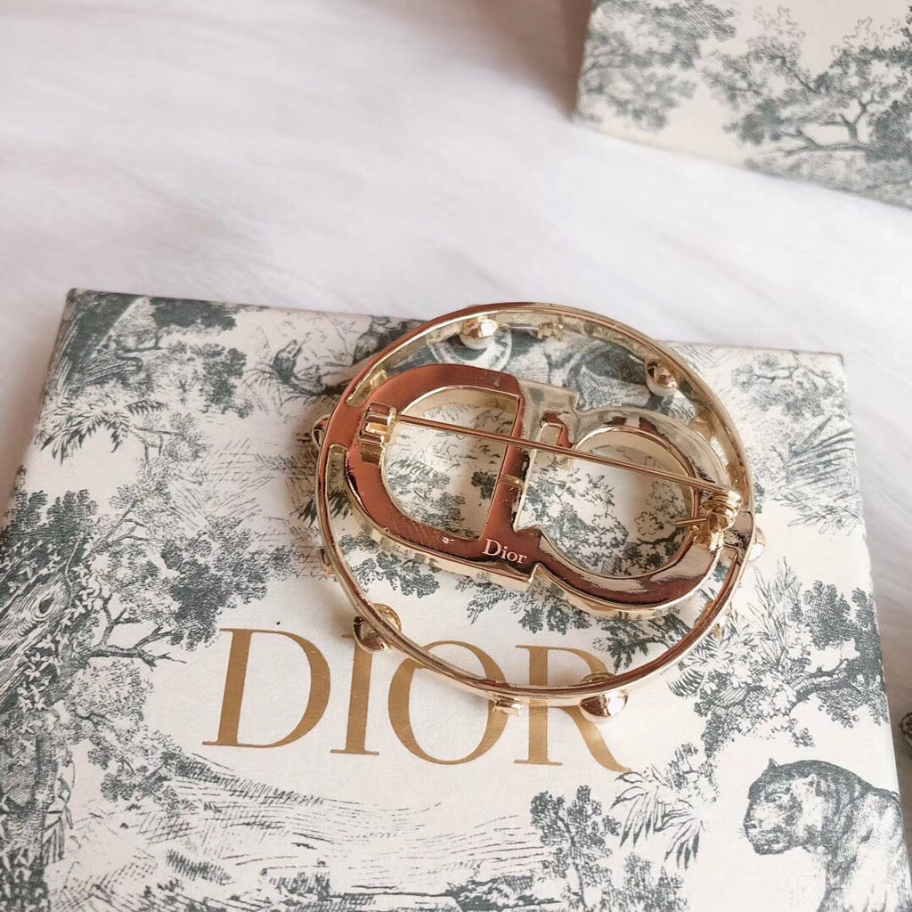 DIOR CD Brooch 06