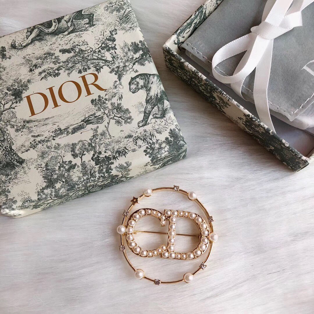 DIOR CD Brooch 06
