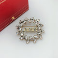 DIOR CD Brooch 02