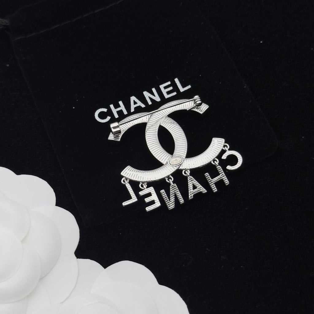 Chanel Brooch Silver 173218