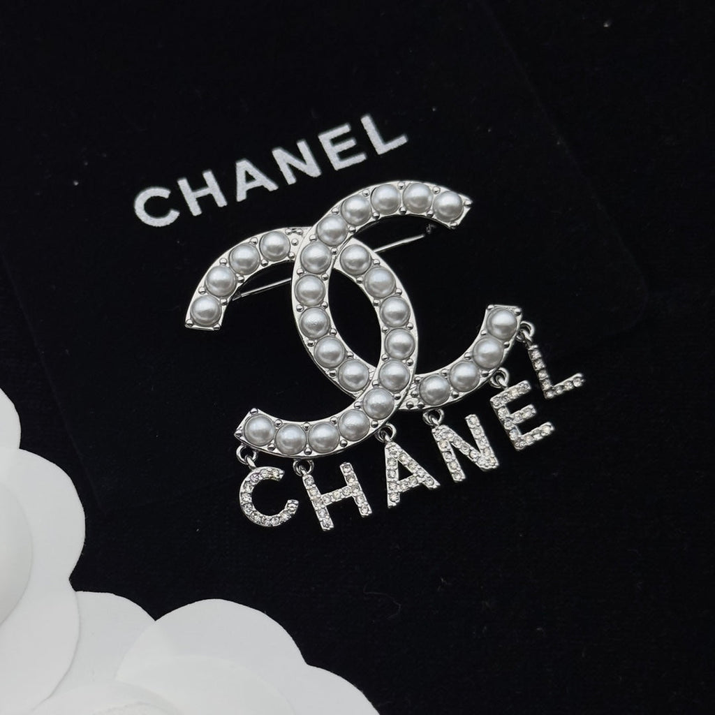 Chanel Brooch Silver 173218