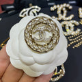 Chanel Brooch Gold 163243