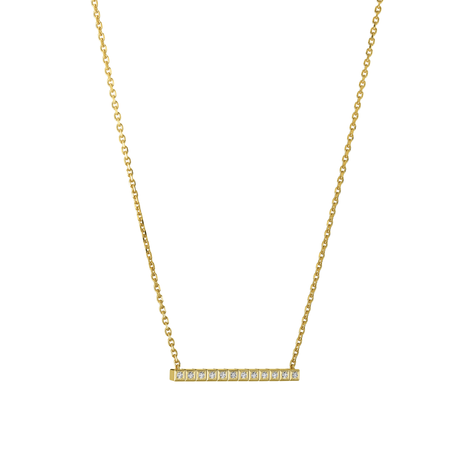 CHOPARD ICE CUBE FULL-SET DIAMONDS NECKLACE