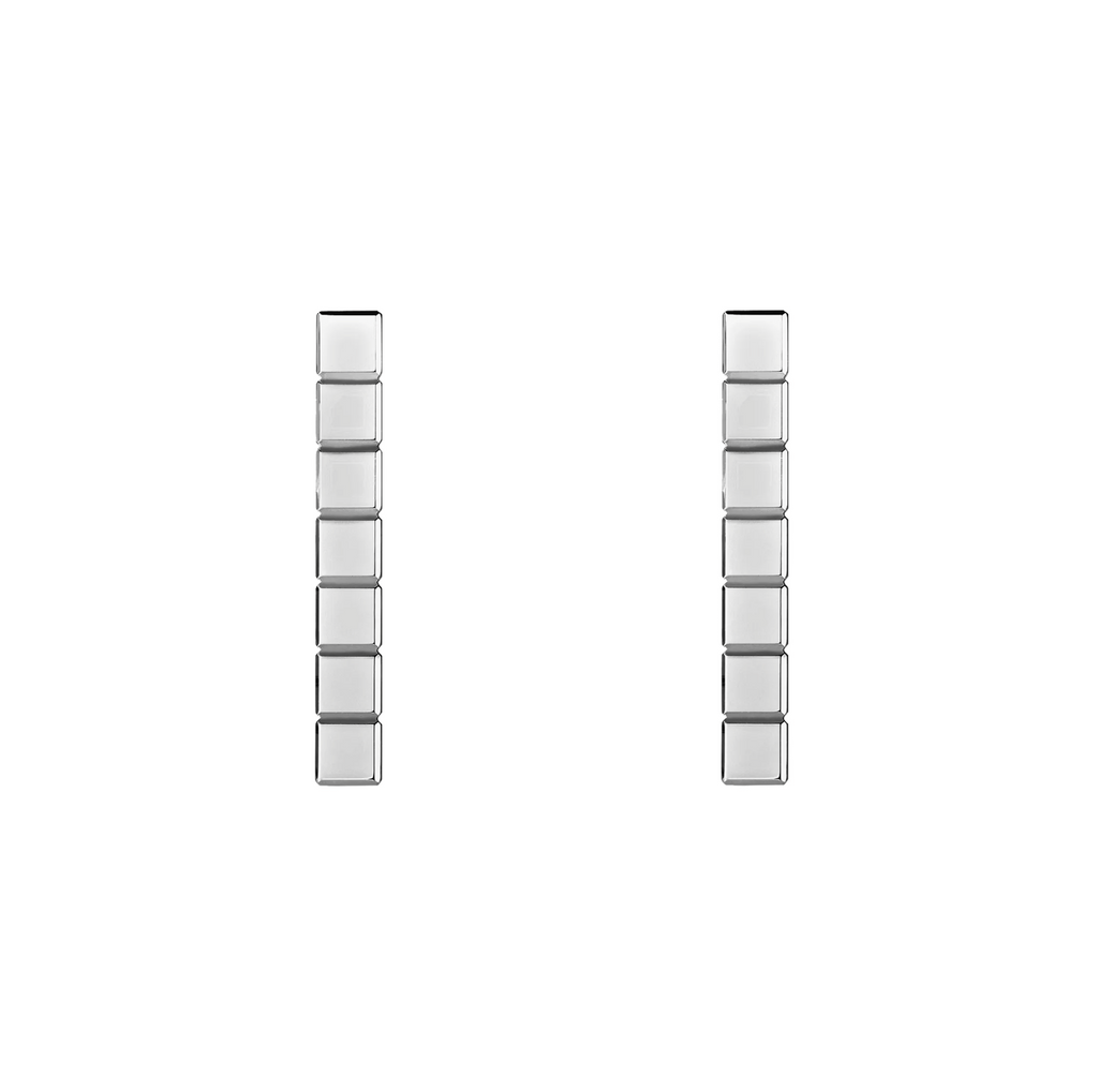 CHOPARD ICE CUBE SILVER EARRINGS