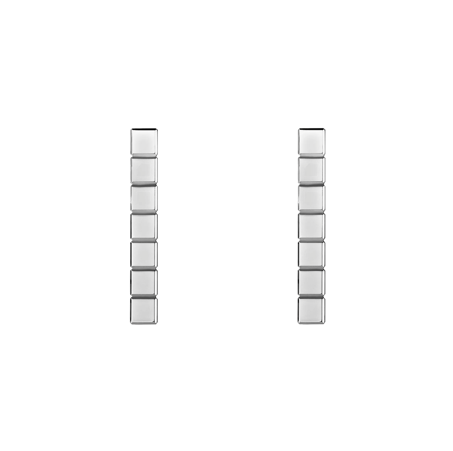CHOPARD ICE CUBE SILVER EARRINGS