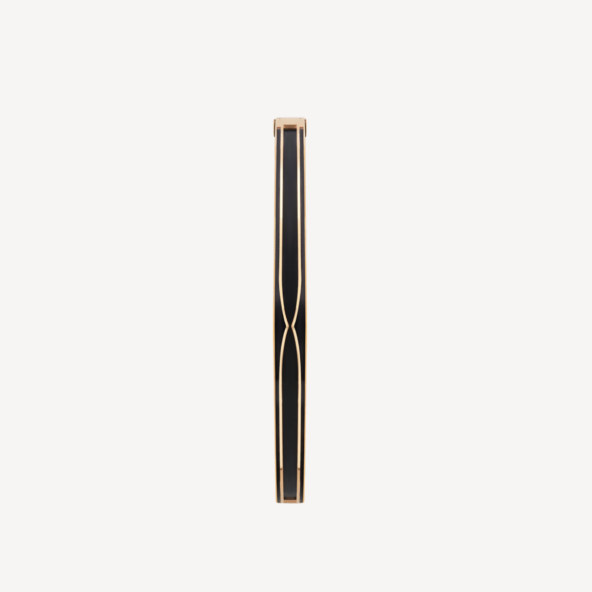 BVLGARI ZERO 1 PINK GOLD WITH MATTE BLACK CERAMIC BRACELET
