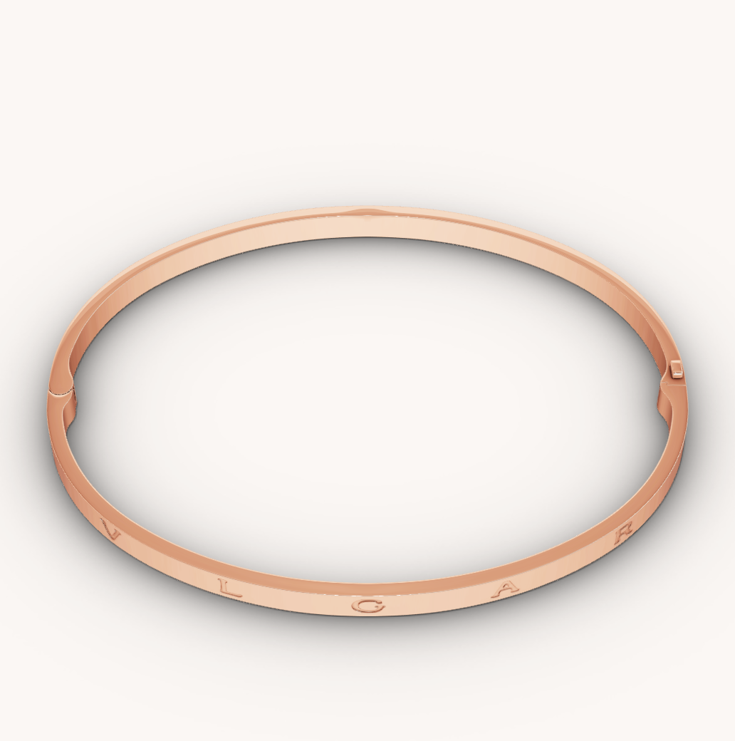 BVLGARI ZERO 1 PINK GOLD BRACELET