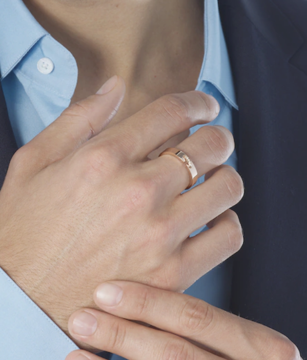 CHAUMET ALLIANCE LIENS ÉVIDENCE DIAMOND 4MM RING
