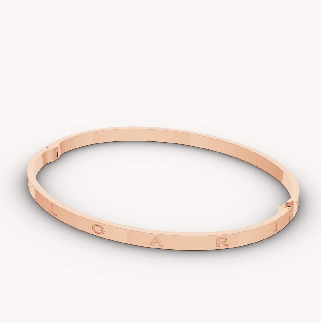 BVLGARI ZERO 1 PINK GOLD BRACELET