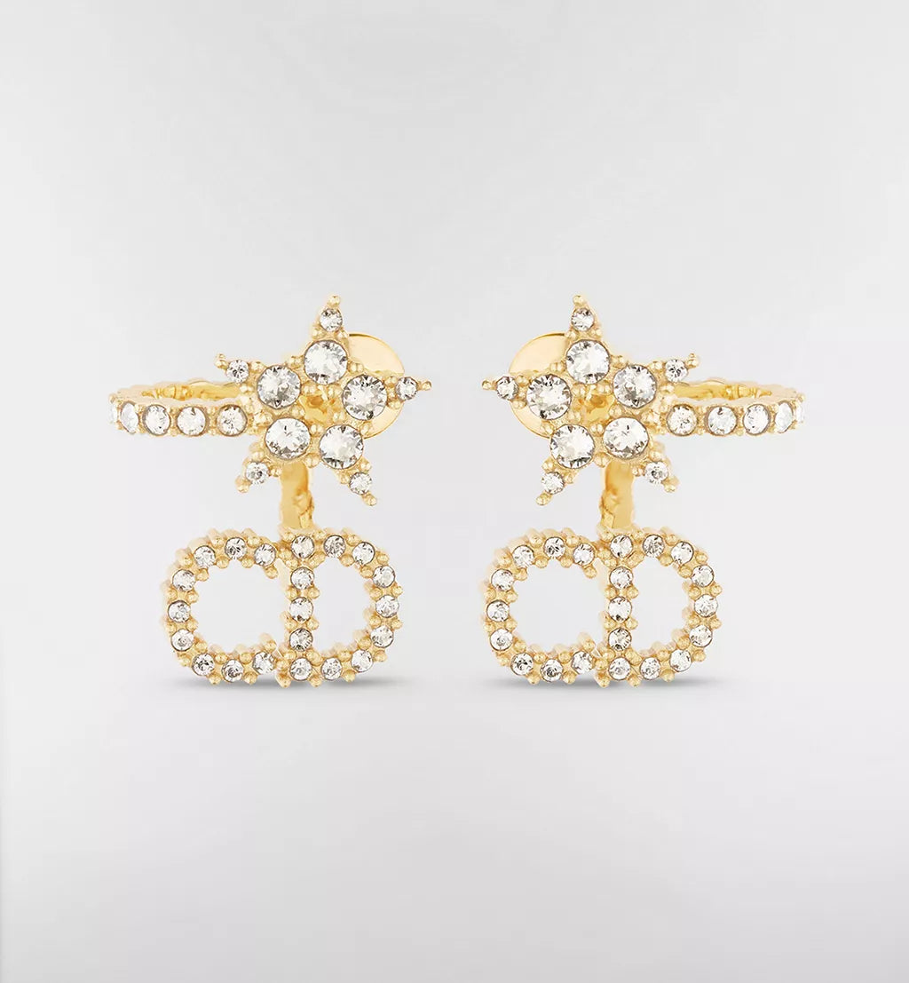 DIOR Dior Clair D Lune Gold With White Crystals