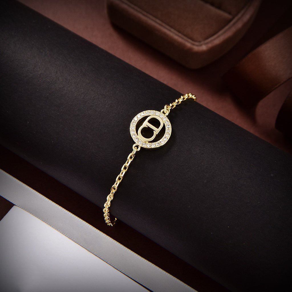 DIOR THE CD PEARL GOLD DIAMOND BRACELET