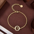 DIOR THE CD PEARL GOLD DIAMOND BRACELET