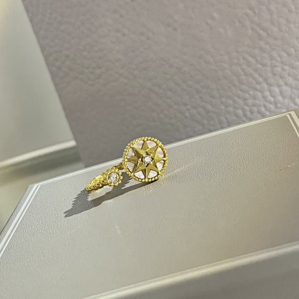 DIOR ROSE DES VENTS RING GOLD DIAMOND
